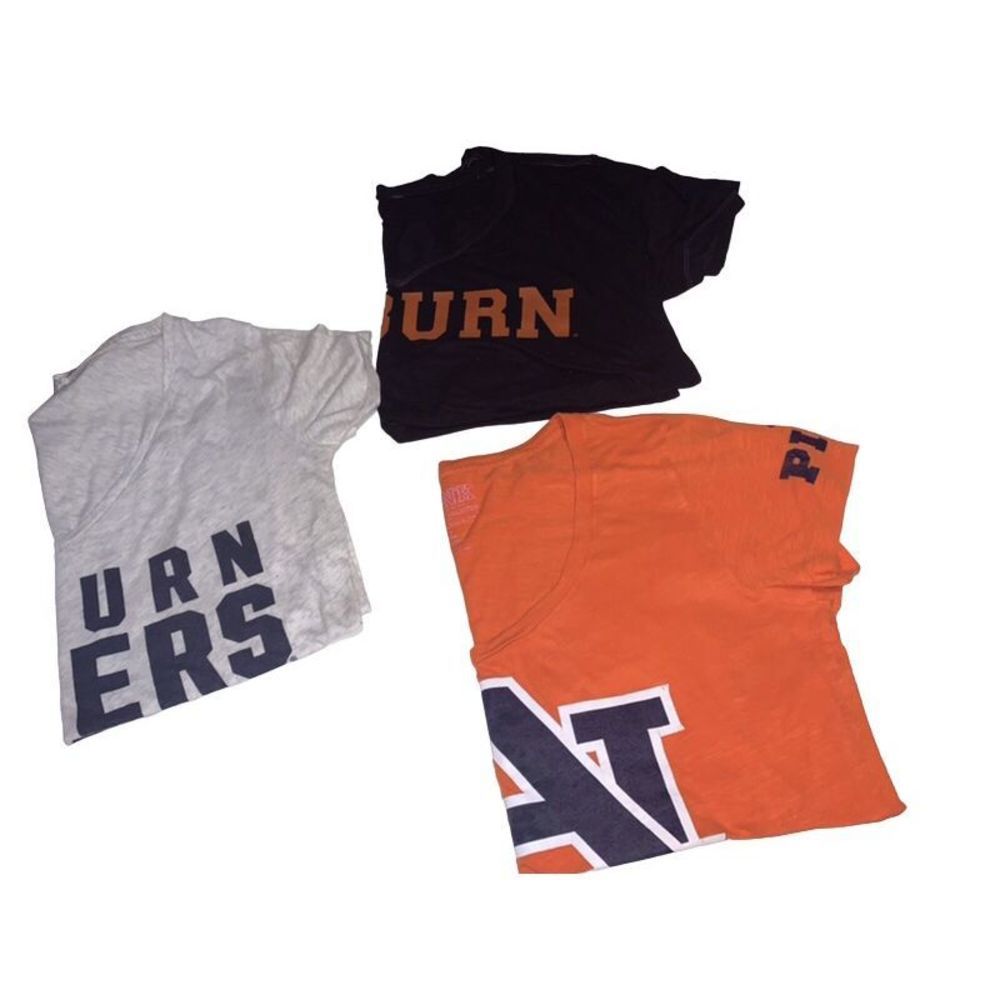 Victoria Secret PINK Collegiate Collection AUBURN UNIVERSITY~ 3 Large Wo…